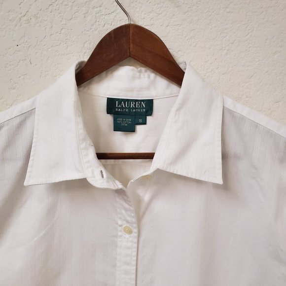 Lauren Ralph Lauren Long Sleeve French Cuffs Women's Size 16 - Picture 2 of 6